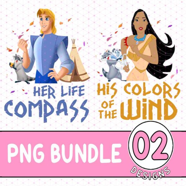 Disney Pocahontas Bundle | His Colors of The Wind Her Life Compass ...