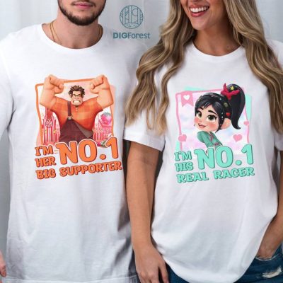 Disney Wreck It Ralph PNG| I'm His No.1 Real Racer Bundle| Ralph And Vanellope PNG| Couple Shirt | Wifey and Hubby Tee Disney Wreck It Ralph PNG| I'm His No.1 Real Racer Bundle| Ralph And Vanellope PNG| Couple Shirt | Wifey and Hubby Tee