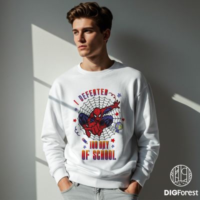 Spiderman 100 Days Of School Shirt | Superhero 100 Day of School Shirt | Spiderman 100th Day Shirt | Avengers Back to School Shirt Spiderman 100 Days Of School Shirt | Superhero 100 Day of School Shirt | Spiderman 100th Day Shirt | Avengers Back to School Shirt