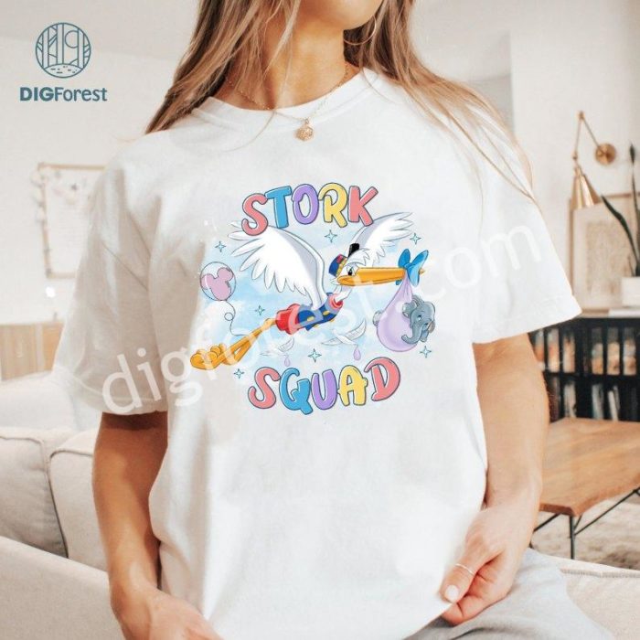 Stork Squad Disney Dumbo The Flying Elephant PNG File | Labor And Delivery Nurse Shirt | Mother Baby Nurse | L&D Nurse | Nurse Week Gifts | Digital File