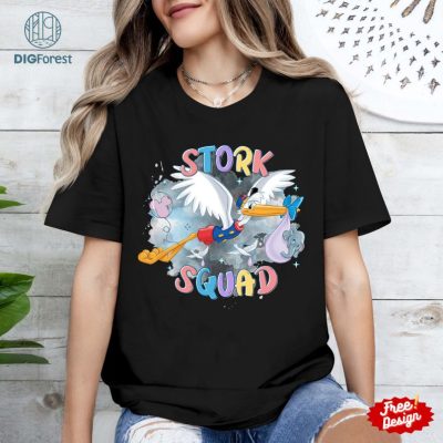 Stork Squad Disney Dumbo The Flying Elephant PNG File | Labor And Delivery Nurse Shirt | Mother Baby Nurse | L&D Nurse | Nurse Week Gifts | Digital File