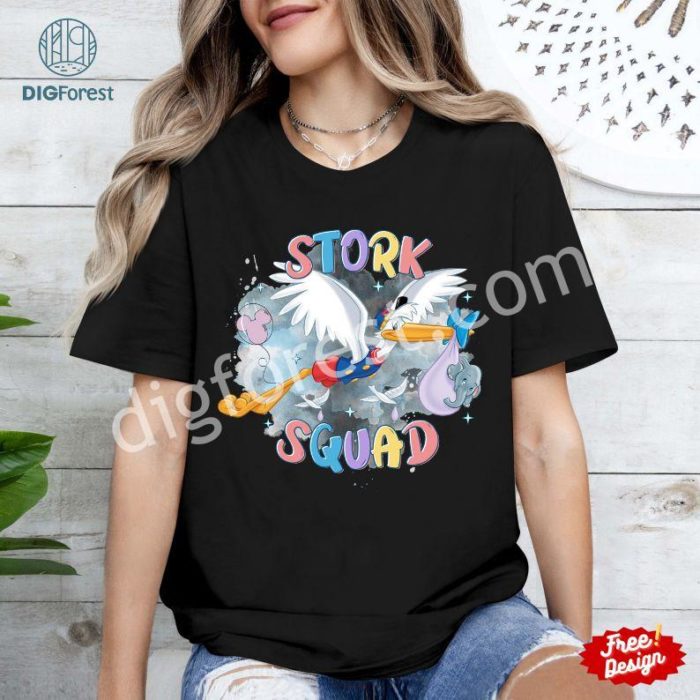 Stork Squad Disney Dumbo The Flying Elephant PNG File | Labor And Delivery Nurse Shirt | Mother Baby Nurse | L&D Nurse | Nurse Week Gifts | Digital File