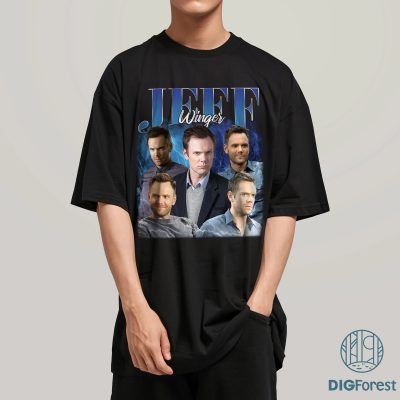 Jeff Winger Vintage Graphic Shirt, Community Movie Homage TV Shirt, Jeff Winger Bootleg Rap Shirt, Graphic Tees For Women Trendy