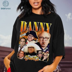 Danny Devito Vintage T Shirt, Danny Devito Homage TV PNG, Danny Devito Bootleg Rap Shirt, Graphic Tees For Women Trendy
