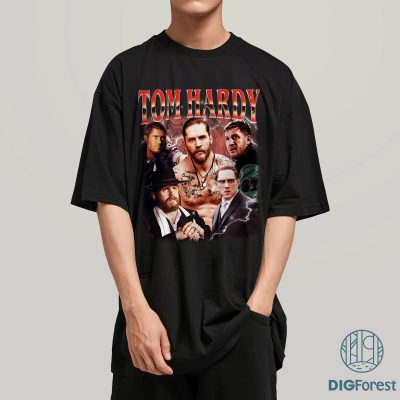 Tom Hardy Vintage 90s Shirt – Retro Bootleg Actor Tee | Edward Thomas Hardy CBE Fan Gift Shirt