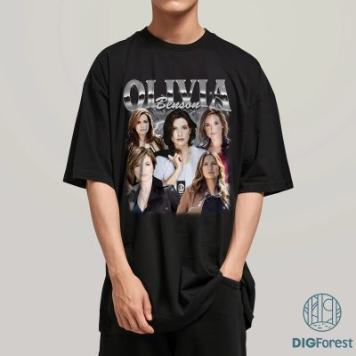 Limited Olivia Benson Vintage T-Shirt – Retro 90s Graphic Tee PNG | Unisex Fan Homage Gift for Women & Men