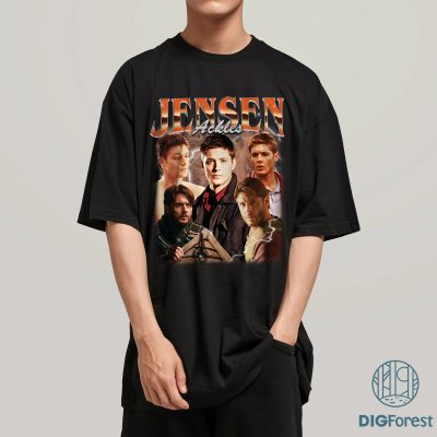 Limited Jensen Ackles Vintage T-Shirt – Retro 90s Graphic Tee PNG | Unisex Fan Homage Gift for Women & Men