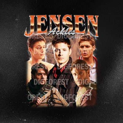 Limited Jensen Ackles Vintage T-Shirt – Retro 90s Graphic Tee PNG | Unisex Fan Homage Gift for Women & Men