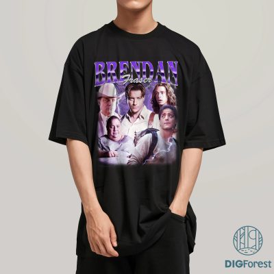 Retro Brendan Fraser Shirt | Vintage 90s Brendan Fraser Unisex Tee | Brendan Fraser Fan Merch Gift