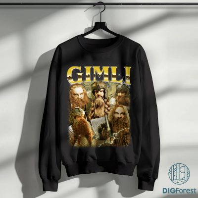 Retro Gimli Shirt | Lord of the Rings T-Shirt | John Rhys-Davies Tee | Gimli Vintage Shirt for Fans