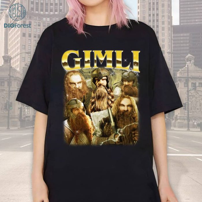 Retro Gimli Shirt-Gimli PNG,Gimli T shirt,Gimli T-shirt,Lord of the Rings Shirt,John Rhys-Davies Shirt,Lord of the Rings Tshirt,Gimli Tee