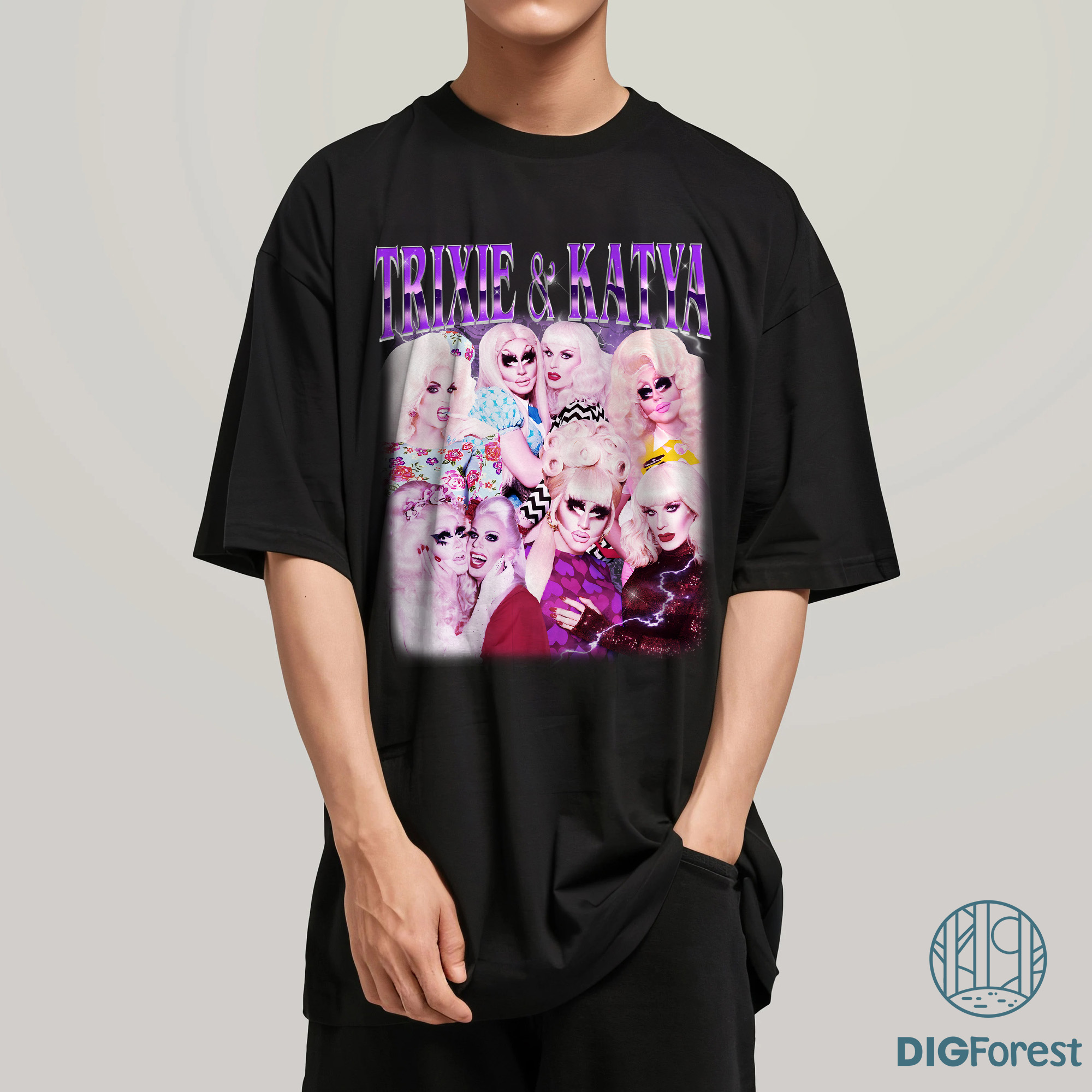 Retro Trixie Katya Vintage Homage Shirt | Trixie Mattel T-Shirt | Katya Zamolodchikova Merch | Drag Queen Fan Gift Tee