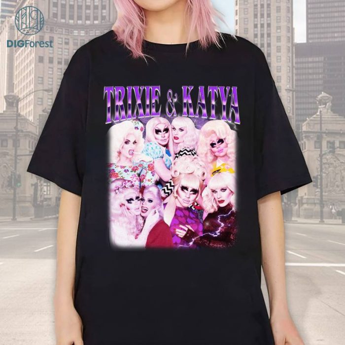 Retro Trixie Katya Vintage Homage PNG, Trixie Katya Vintage Homage T-shirt,Trixie Mattel T shirt,Trixie Mattel Merch,Trixie Mattel Sweatshirt