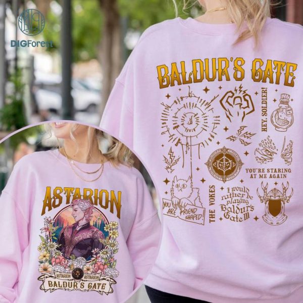 Astarion Bulders Gate 3 Png, Astarion High Elf Shirt, Astarion Merch Shirt, Astarion Rogue Sweatshirt, Astarion Girl Dinner Hoodie