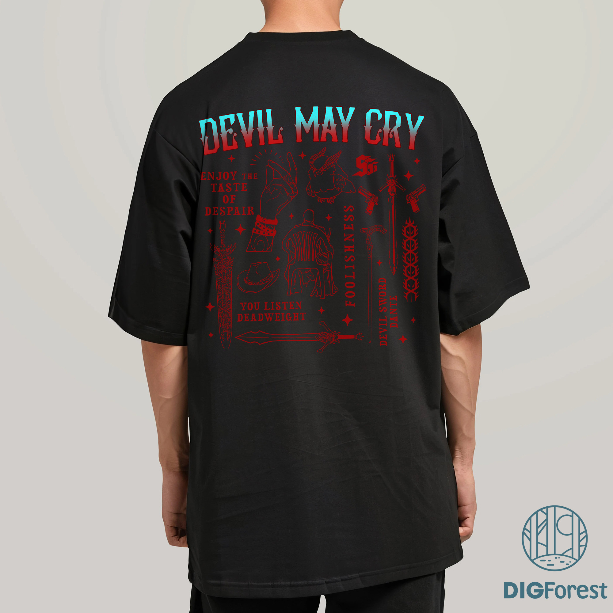 Dante Devil May Cry Vintage Shirt | Retro Oversized Graphic Tee | Devil May Cry Unisex T-Shirt | Gift for Men Women Dante Devil May Cry Vintage Shirt | Retro Oversized Graphic Tee | Devil May Cry Unisex T-Shirt | Gift for Men Women