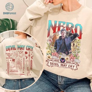 Devil May Cry Nero Png | Devil May Cry Nero Vintage T-Shirt | Nero Homage Bootleg Shirt | Vergil | Dante | Video Game Shirt | Gamer Shirt