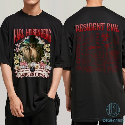 Karl Heisenberg Resident Evil Shirt | Vintage Unisex T-Shirt Gift for Men & Women | Resident Evil 4 Fan Tee