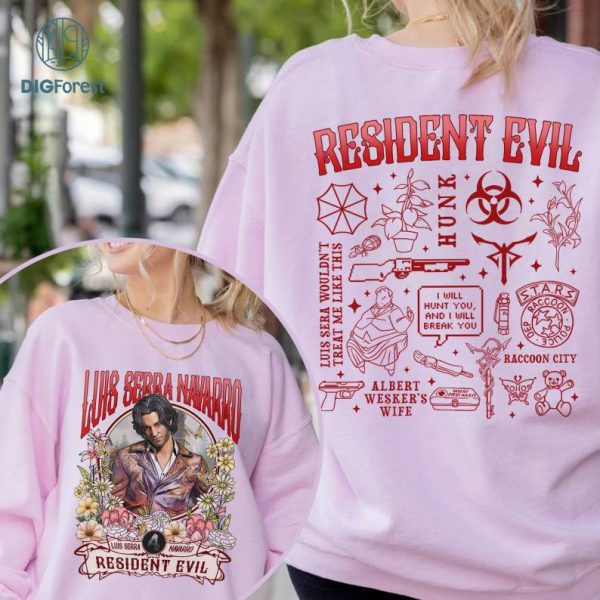 Luis Serra Navarro Resident Evil 4 Png, Luis Serra Navarro Vintage T-Shirt, Gift For Women and Man Unisex T-Shirt , sweatshirts, long-sleeved t-shirts, oversized shirts