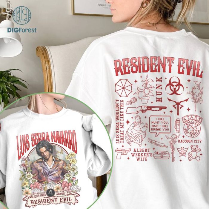 Luis Serra Navarro Resident Evil 4 Png, Luis Serra Navarro Vintage T-Shirt, Gift For Women and Man Unisex T-Shirt , sweatshirts, long-sleeved t-shirts, oversized shirts