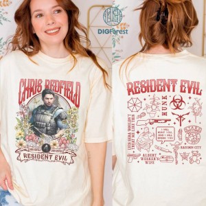 Chris Redfield Resident Evil 4 Png, Chris Redfield Vintage T-Shirt, Gift For Women and Man Unisex T-Shirt