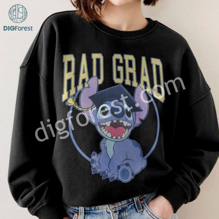 Disney Stitch Graduate 2024 PNG | Disneyland Graduation Shirt | Class Of 2024 Shirt | From The Tassel To The Castle | Senior Class Shirt