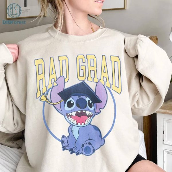 Disney Stitch Graduate 2024 PNG | Disneyland Graduation Shirt | Class Of 2024 Shirt | From The Tassel To The Castle | Senior Class Shirt