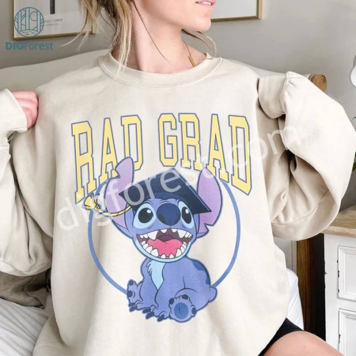 Disney Stitch Graduate 2024 PNG | Disneyland Graduation Shirt | Class Of 2024 Shirt | From The Tassel To The Castle | Senior Class Shirt