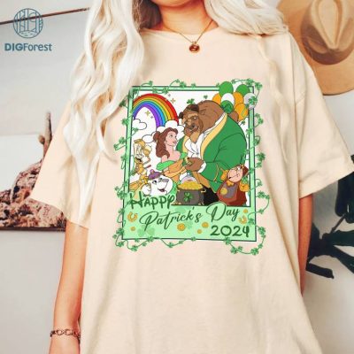 Disney Beauty and the Beast St Patrick's Day T-Shirt | Happy St Patricks Day T-Shirt | Belle Princess T-Shirt | Disneyland T-Shirt | St. Patrick's Disney Beauty and the Beast St Patrick's Day T-Shirt | Happy St Patricks Day T-Shirt | Belle Princess T-Shirt | Disneyland T-Shirt | St. Patrick's