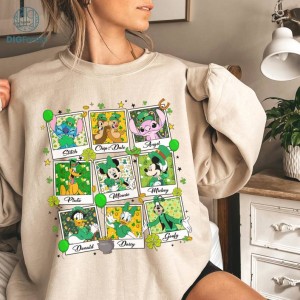 Disney Retro Mickey and Friends Sweatshirt | Disneyland Polaroid Picture Sweater | Disneyland Sweatshirt | Matching Sweatshirt | Mickey Mouse