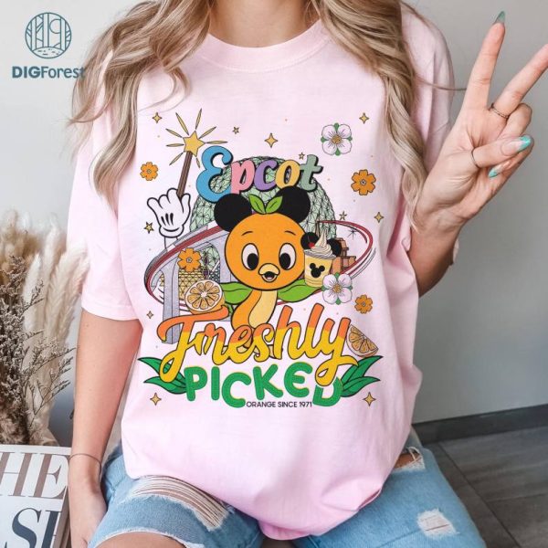 Vintage Epcot Orange Bird PNG | Orange Bird Hello Sunshine Shirt | Family Vacation | Magic Kingdom Birthday Gifts For Kid DisneyTrip Shirt