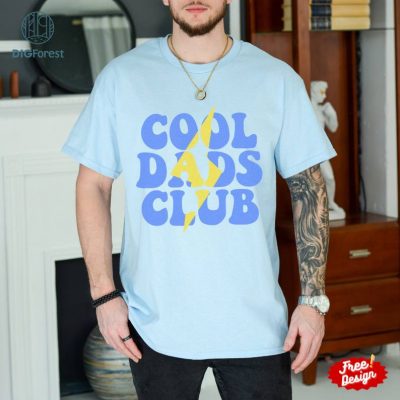 Cool Dad Club T-shirt, Cool Dad Shirt, Father's Day Shirt, Dad Birthday Gift, Groovy Flash, Father's Day Gift, Daddy Shirt, Best Dad Ever