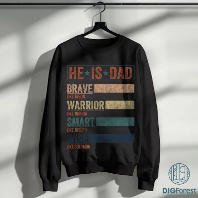 He Is Dad Shirt | Warrior Like Joshua, Smart Like Joseph | Christian Dad T-Shirt | Father’s Day Gift | Faith-Based Gift for Dad He Is Dad Shirt | Warrior Like Joshua, Smart Like Joseph | Christian Dad T-Shirt | Father’s Day Gift | Faith-Based Gift for Dad