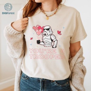 Starwar Valentine's Day Png, You're A Trooper Shirt, Couple Matching Trip Shirt, Stormtrooper Valentine, Valentine Gifts for Couples