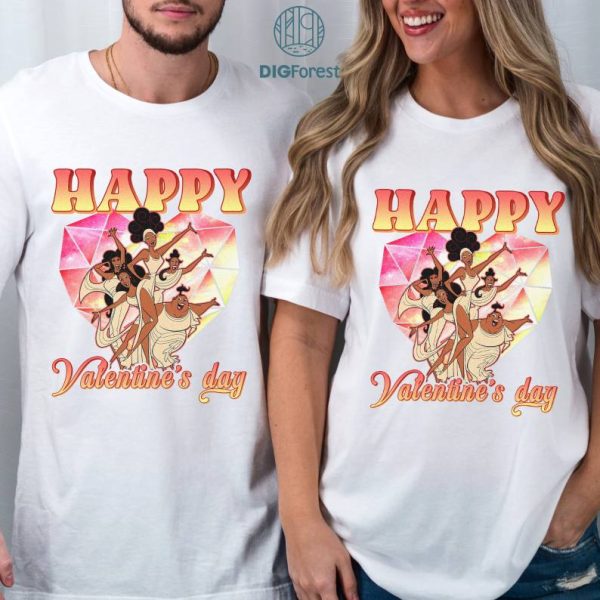 Hercules The Muses Happy Valentine's Day PNG, The Muses Hercules Shirt, Disneyland Hercules Valentines Shirt, Valentine's Day Gift