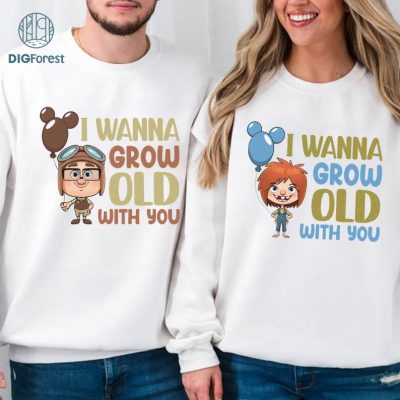 Disney Up Pixar Bundle| I Wanna Grow Old With You Shirt | Ellie Carl Shirt | Disneyland Couples Shirt | Carl and Ellie Shirt | Valentines Gift Disney Up Pixar Bundle| I Wanna Grow Old With You Shirt | Ellie Carl Shirt | Disneyland Couples Shirt | Carl and Ellie Shirt | Valentines Gift