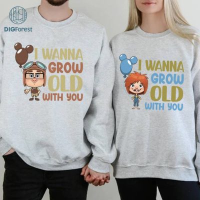 Disney Up Pixar Bundle| I Wanna Grow Old With You Shirt | Ellie Carl Shirt | Disneyland Couples Shirt | Carl and Ellie Shirt | Valentines Gift Disney Up Pixar Bundle| I Wanna Grow Old With You Shirt | Ellie Carl Shirt | Disneyland Couples Shirt | Carl and Ellie Shirt | Valentines Gift