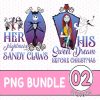 Halloween Jack And Sally Couple Bundle | Nightmare Before Christmas Png | Halloween Couple Shirt | His And Her Sweatshirt | His Sally