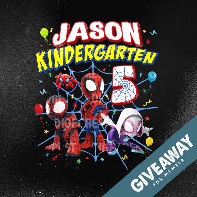Spiderman 1st Day of School Shirt | Custom Kindergarten Spiderman Multiverse Design | Spiderpunk School Shirt | Instant Download