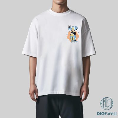 Bluey Bandit Cool Dad Club Shirt | Rad Dad Bluey Shirt | Bandit Heeler Dad Tee | Dad Birthday Gift | Bluey Family Shirt