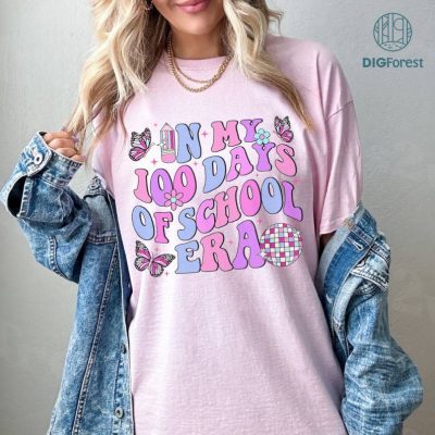 In My 100 Days Of School Era Retro Disco Shirt PNG | Back to School Shirt Shirt| Digital Download | 100 Days Of School Era Shirt Download In My 100 Days Of School Era Retro Disco Shirt PNG | Back to School Shirt Shirt| Digital Download | 100 Days Of School Era Shirt Download