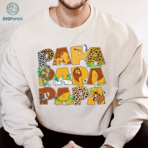 Disney Lion King Dad PNG| Simba Family Shirt | Simba Mufasa Dad Shirt | Father's Day Gift | Papa Shirt | Super Dad Shit | Gift For Dad