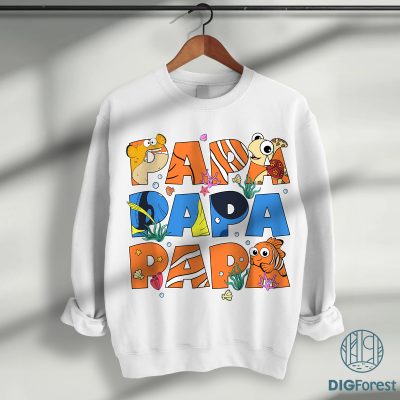 Disney Finding Nemo Dad Shirt | Marlin & Nemo Family Tee | Funny Nemo Dad Shirt | Father’s Day Gift | Super Dad Papa Shirt