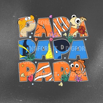 Disney Finding Nemo Dad Shirt | Marlin & Nemo Family Tee | Funny Nemo Dad Shirt | Father’s Day Gift | Super Dad Papa Shirt