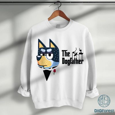 Bluey The Dogfather Shirt | Bandit Heeler Dad Tee | Bluey Family Shirt | Funny Father’s Day Gift for Dad