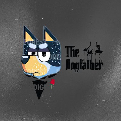 Bluey The Dogfather Shirt | Bandit Heeler Dad Tee | Bluey Family Shirt | Funny Father’s Day Gift for Dad