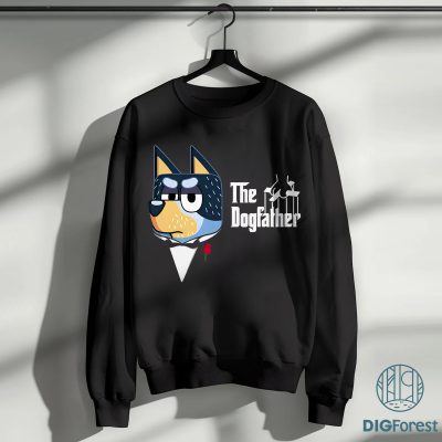 Bluey The Dogfather Shirt | Bandit Heeler Dad Tee | Bluey Family Shirt | Funny Gift for Dad