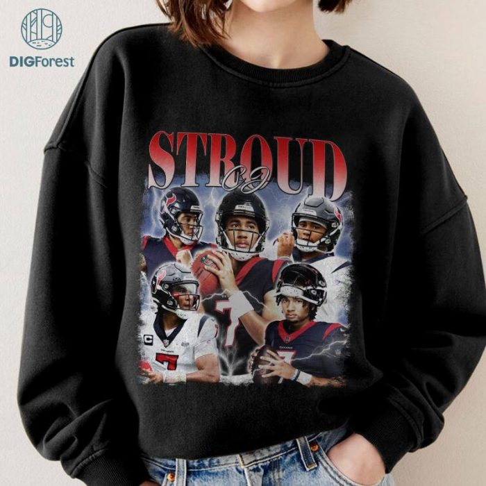 Vintage 90s Graphic Style CJ Stroud T-Shirt, CJ Stroud Vintage PNG, American Football Gift For Women and Man Unisex T-Shirt