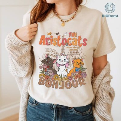 Disney Vintage Aristocats Bonjour PNG, Floral Aristocats Shirt, Disneyland Cats Shirt, Everybody Wants Cat, Marie Berlioz Toulouse Tee Disney Vintage Aristocats Bonjour PNG, Floral Aristocats Shirt, Disneyland Cats Shirt, Everybody Wants Cat, Marie Berlioz Toulouse Tee
