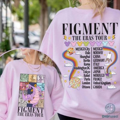 Disney Figment Epcot Festival Of The Arts Shirt | Epcot Princess Shirt | Epcot Flower and Garden Shirt | Let The Magic Blossom Figment Floral Shirt