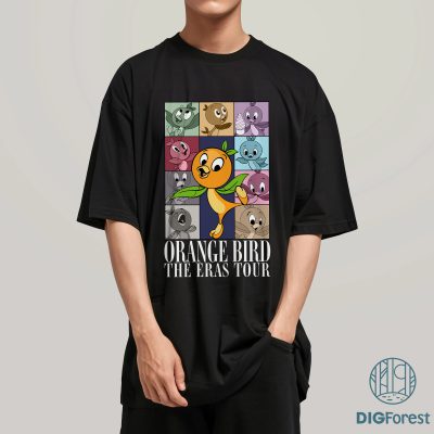Disney Orange Bird Eras Tour Shirt – Flower and Garden Festival 2024 Tee, Cute Disney Trip Shirt